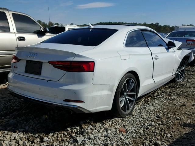 WAUP4AF56JA008754 - 2018 AUDI S5 PREMIUM WHITE photo 4