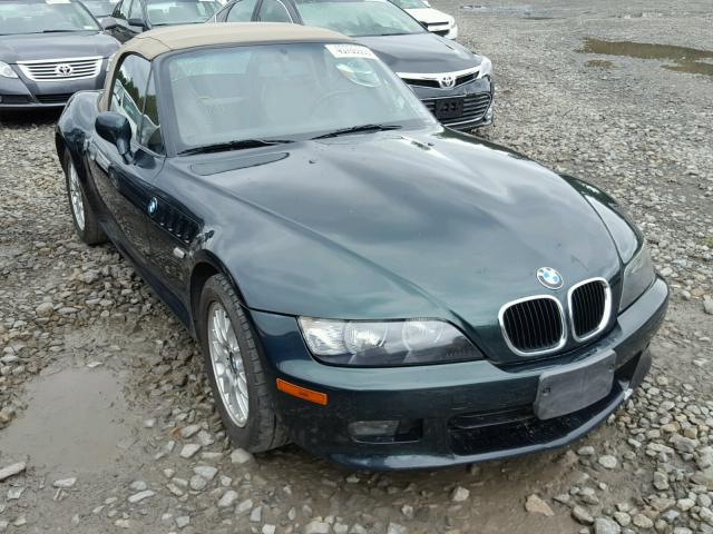 4USCN33432LK52481 - 2002 BMW Z3 2.5 GREEN photo 1