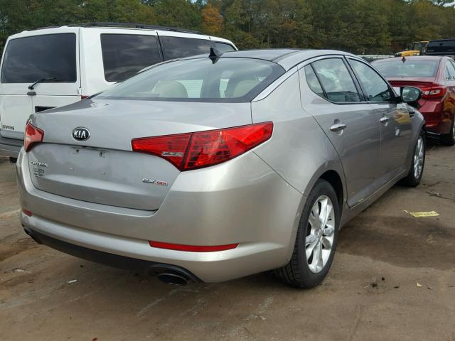 5XXGN4A77DG106078 - 2013 KIA OPTIMA EX SILVER photo 4