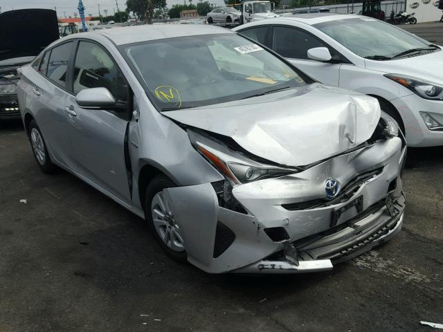 JTDKBRFU3G3008054 - 2016 TOYOTA PRIUS SILVER photo 1