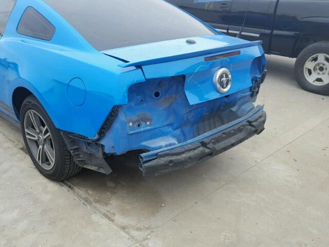 1ZVBP8ANXA5173569 - 2010 FORD MUSTANG BLUE photo 10