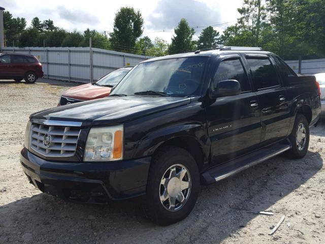 3GYEK63N63G197745 - 2003 CADILLAC ESCALADE E BLACK photo 2