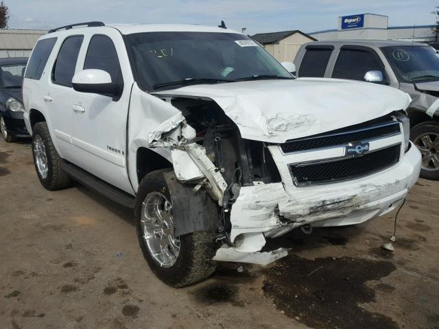 1GNFK13068J158667 - 2008 CHEVROLET TAHOE K150 WHITE photo 1