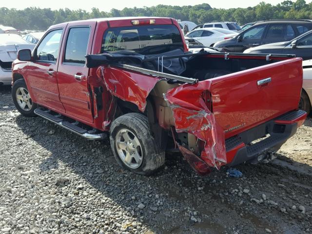 1GCDSCFE2C8128245 - 2012 CHEVROLET COLORADO L RED photo 3