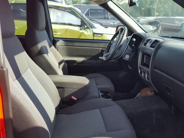 1GCDSCFE2C8128245 - 2012 CHEVROLET COLORADO L RED photo 5