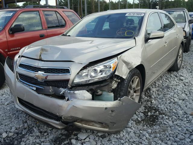 1G11C5SA0DF224802 - 2013 CHEVROLET MALIBU 1LT GOLD photo 2