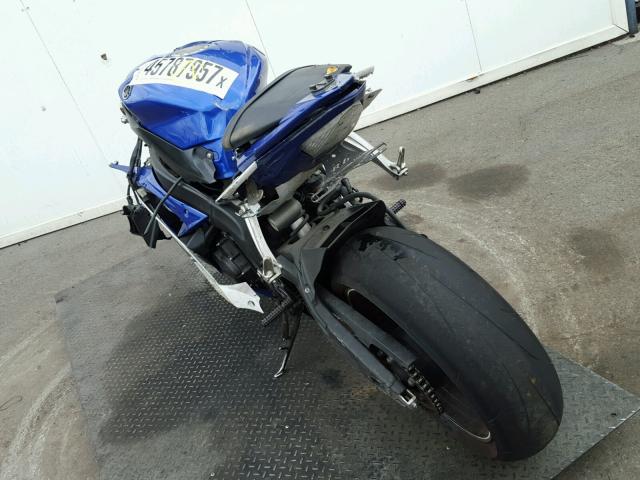 JYARJ16Y7CA005035 - 2012 YAMAHA YZFR6 C BLUE photo 3