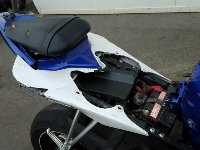 JYARJ16Y7CA005035 - 2012 YAMAHA YZFR6 C BLUE photo 6