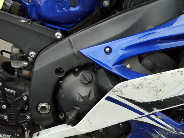 JYARJ16Y7CA005035 - 2012 YAMAHA YZFR6 C BLUE photo 7