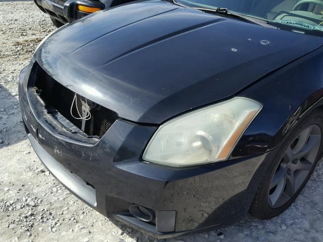 1N4BA41EX7C809947 - 2007 NISSAN MAXIMA SE BLACK photo 9