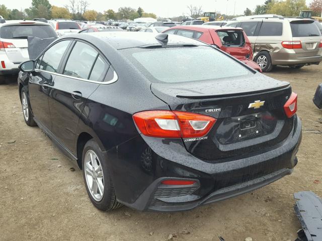 1G1BE5SM2H7218489 - 2017 CHEVROLET CRUZE LT BLACK photo 3