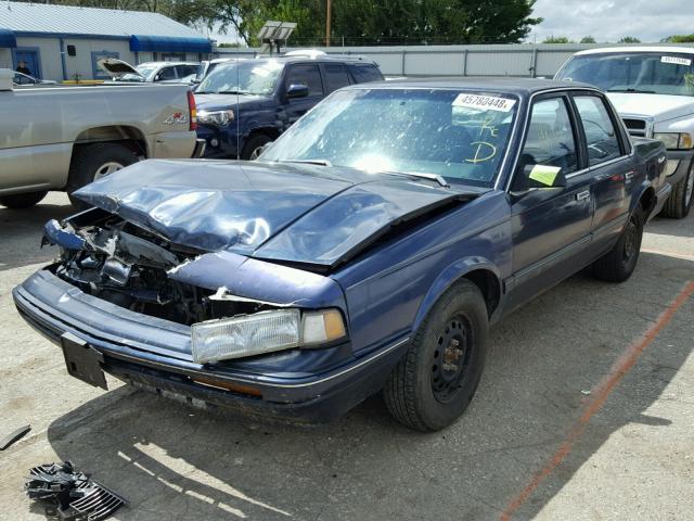 1G3AG55N9P6326534 - 1993 OLDSMOBILE CUTLASS CI BLUE photo 2