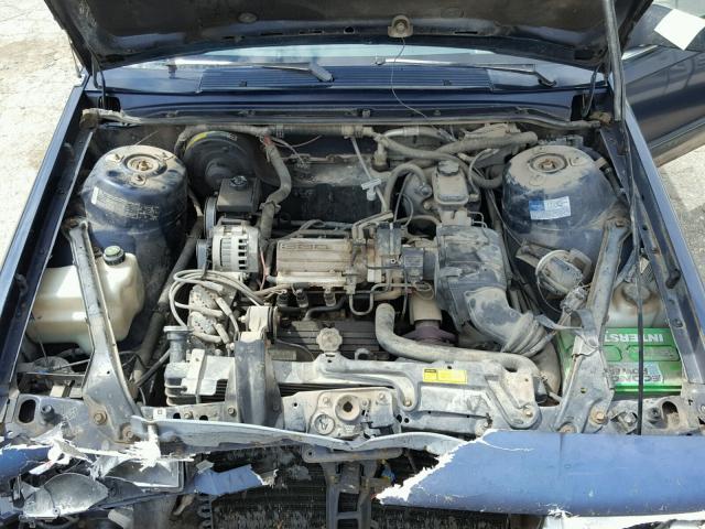 1G3AG55N9P6326534 - 1993 OLDSMOBILE CUTLASS CI BLUE photo 7
