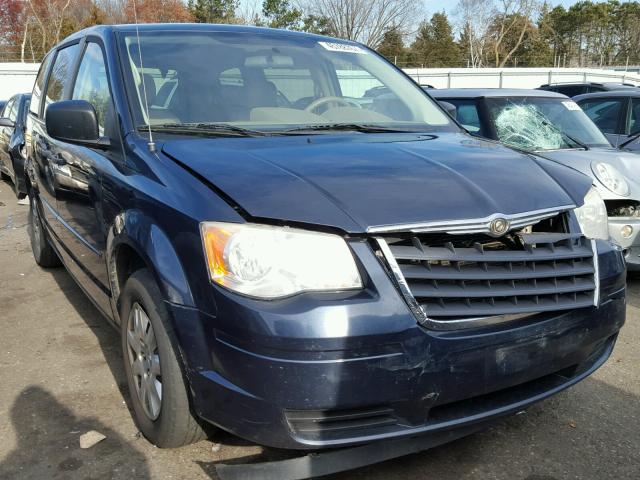 2A8HR44H98R743668 - 2008 CHRYSLER TOWN & COU BLUE photo 1