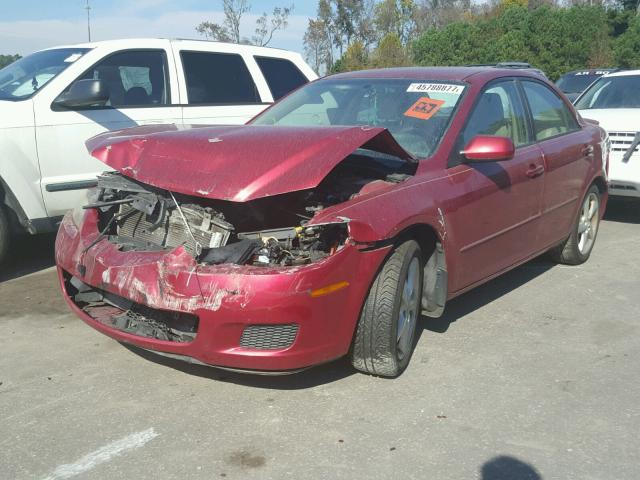 1YVHP80C365M59519 - 2006 MAZDA 6 I RED photo 2