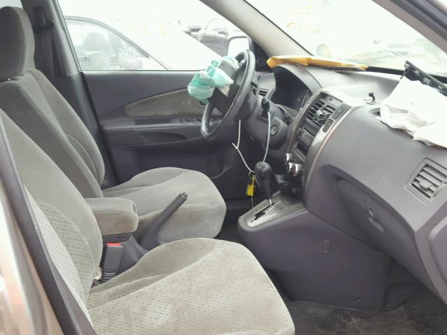 KM8JN12D95U118961 - 2005 HYUNDAI TUCSON GLS SILVER photo 5