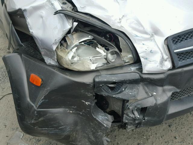 KM8JN12D95U118961 - 2005 HYUNDAI TUCSON GLS SILVER photo 9