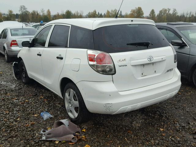 2T1KR32EX8C714390 - 2008 TOYOTA COROLLA MA WHITE photo 3