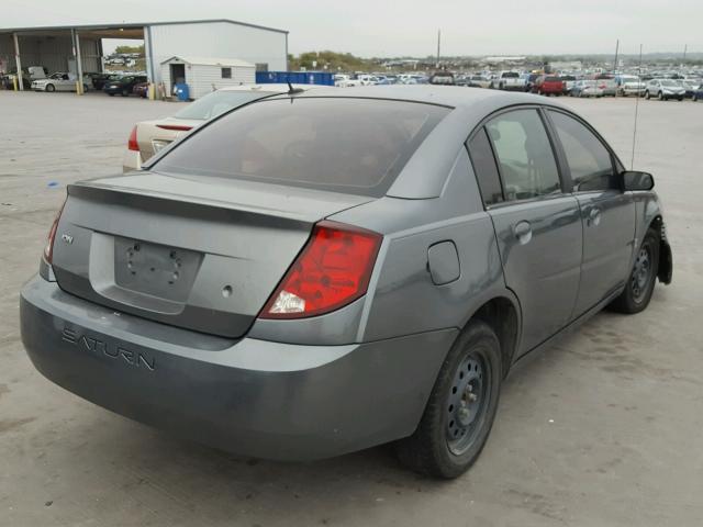 1G8AJ55F47Z104941 - 2007 SATURN ION LEVEL GRAY photo 4