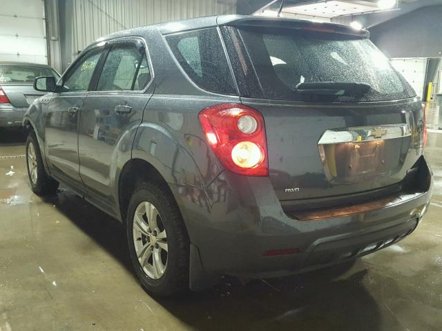 2CNFLCEC8B6376117 - 2011 CHEVROLET EQUINOX LS CHARCOAL photo 3