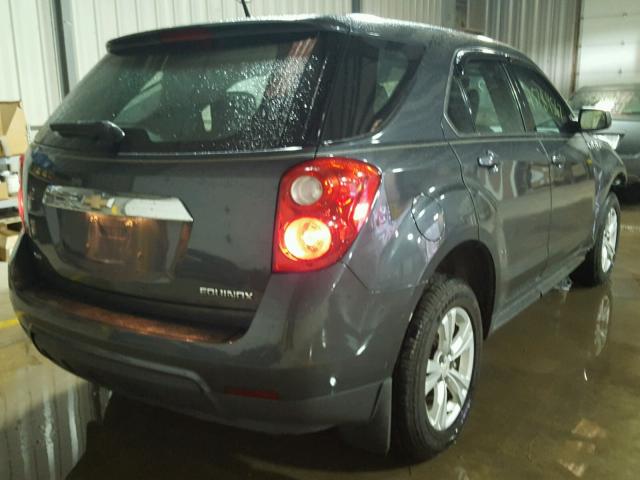 2CNFLCEC8B6376117 - 2011 CHEVROLET EQUINOX LS CHARCOAL photo 4