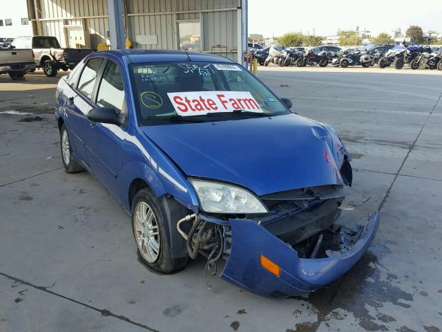 1FAFP34N95W119169 - 2005 FORD FOCUS BLUE photo 1