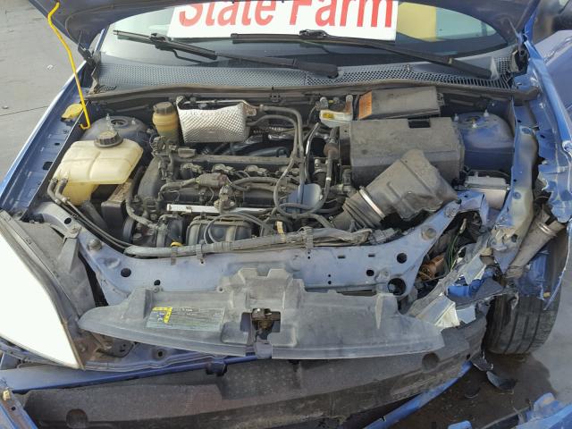 1FAFP34N95W119169 - 2005 FORD FOCUS BLUE photo 7