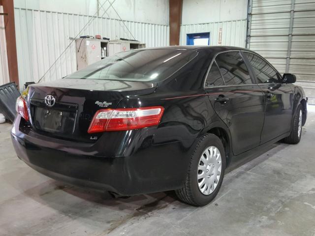 4T1BE46K59U272720 - 2009 TOYOTA CAMRY BASE BLACK photo 4