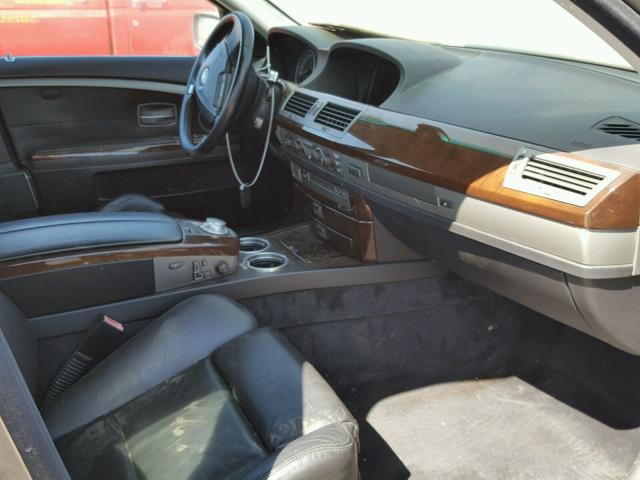 WBAGN63584DS52178 - 2004 BMW 7 SERIES GRAY photo 5