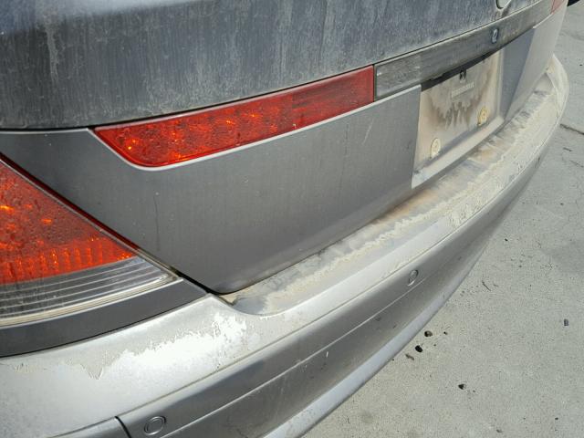 WBAGN63584DS52178 - 2004 BMW 7 SERIES GRAY photo 9