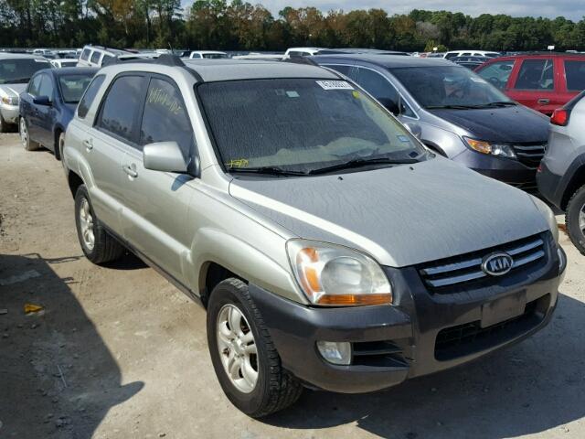 KNDJF723377309952 - 2007 KIA SPORTAGE E SILVER photo 1