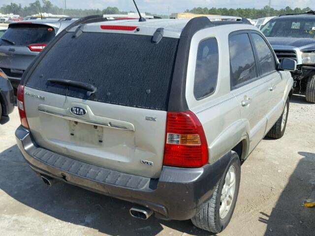 KNDJF723377309952 - 2007 KIA SPORTAGE E SILVER photo 4