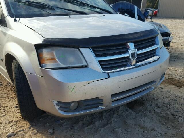 2D8HN54X38R636293 - 2008 DODGE GRAND CARA SILVER photo 9