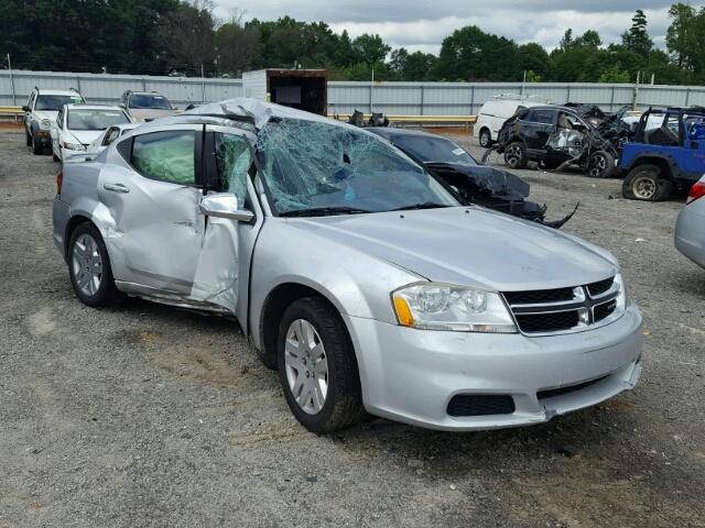 1B3BD4FB0BN518680 - 2011 DODGE AVENGER EX SILVER photo 1