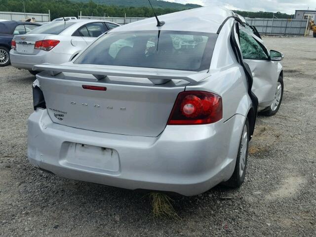 1B3BD4FB0BN518680 - 2011 DODGE AVENGER EX SILVER photo 4