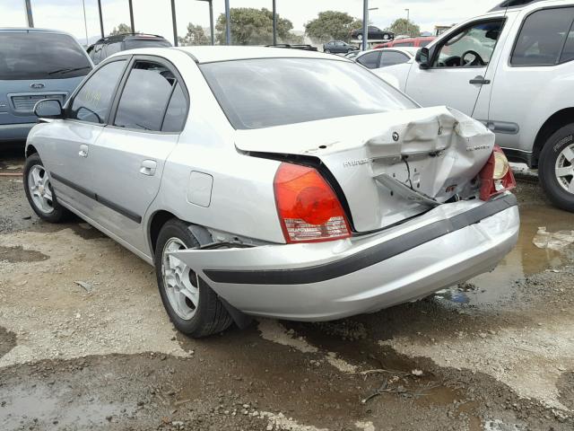 KMHDN46DX5U969644 - 2005 HYUNDAI ELANTRA GL SILVER photo 3