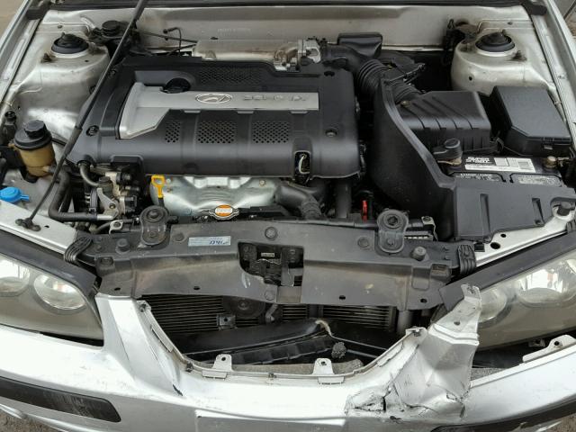 KMHDN46DX5U969644 - 2005 HYUNDAI ELANTRA GL SILVER photo 7