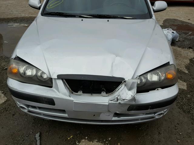 KMHDN46DX5U969644 - 2005 HYUNDAI ELANTRA GL SILVER photo 9