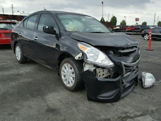 3N1CN7AP4GL882521 - 2016 NISSAN VERSA S BLACK photo 1