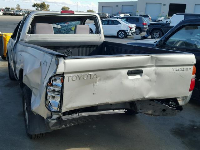 5TENL42N11Z876915 - 2001 TOYOTA TACOMA SILVER photo 3