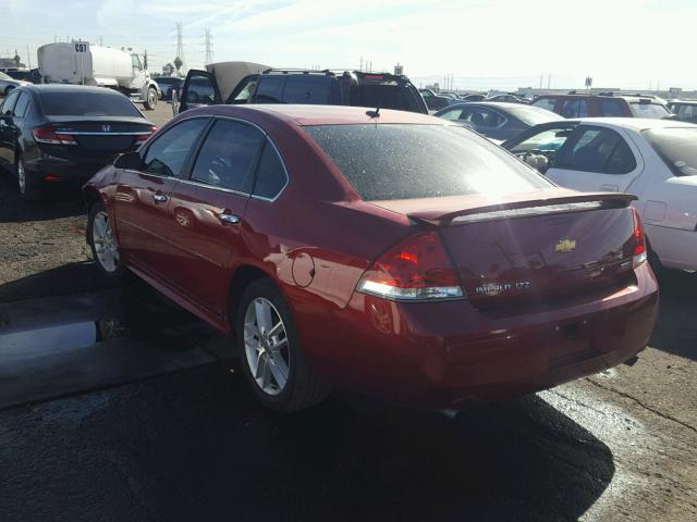 2G1WC5E30E1186788 - 2014 CHEVROLET IMPALA LIM RED photo 3