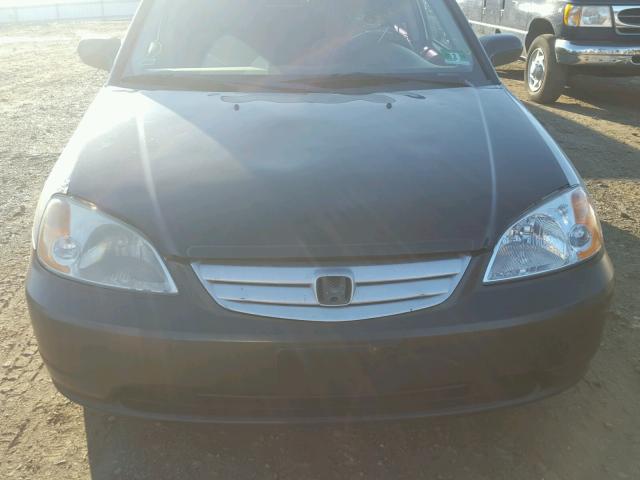 2HGES16522H596219 - 2002 HONDA CIVIC LX SILVER photo 9