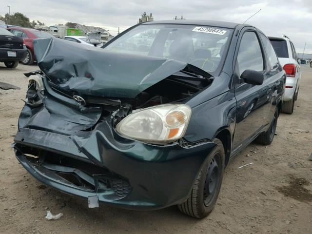 JTDAT123830266279 - 2003 TOYOTA ECHO GREEN photo 2