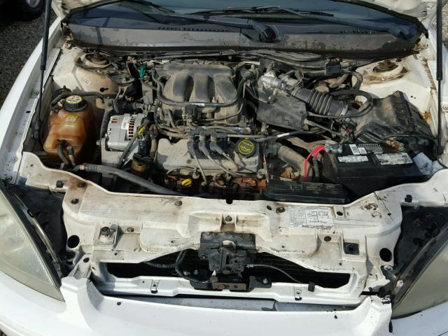 1FAFP53U45A107433 - 2005 FORD TAURUS SE WHITE photo 7