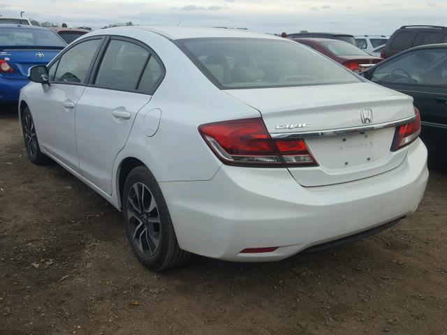 19XFB2F97DE005330 - 2013 HONDA CIVIC WHITE photo 3