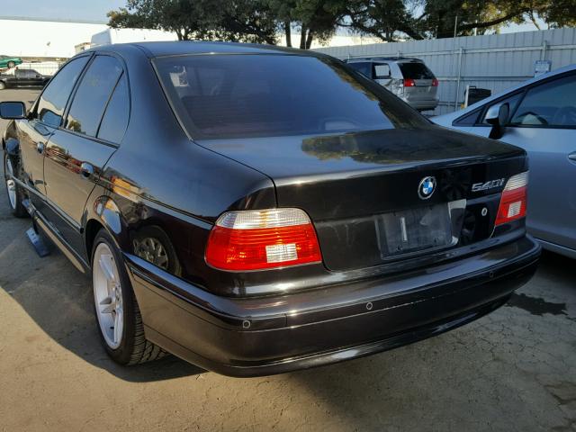 WBADN63492GN86662 - 2002 BMW 540 I AUTO BLACK photo 3