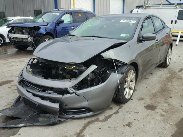 1C3CDFBA4DD267896 - 2013 DODGE DART SXT SILVER photo 2