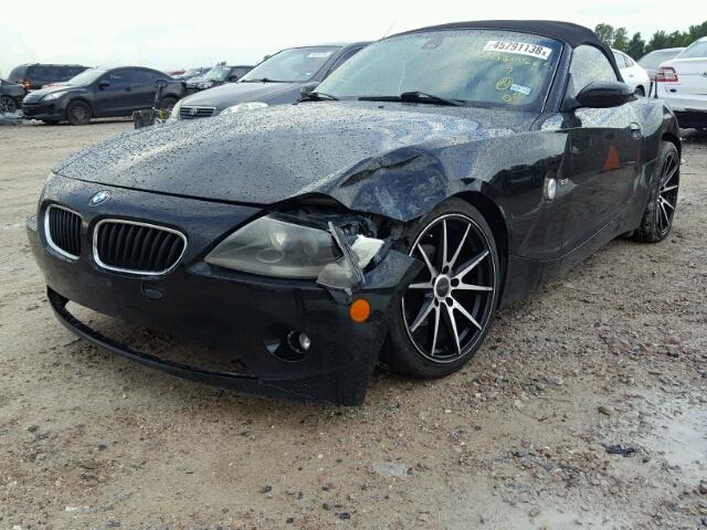 4USBT33515LR70366 - 2005 BMW Z4 2.5 BLACK photo 2