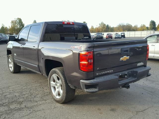 3GCUKTEC8EG276980 - 2014 CHEVROLET SILVERADO BROWN photo 3