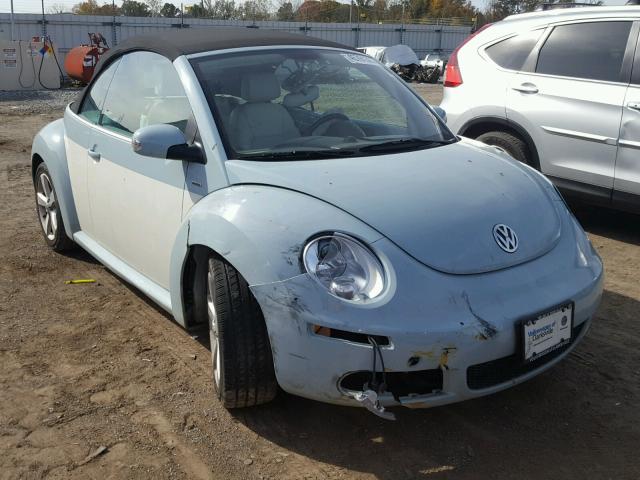3VWRW3ALXAM010885 - 2010 VOLKSWAGEN NEW BEETLE 蓝色 照片 1